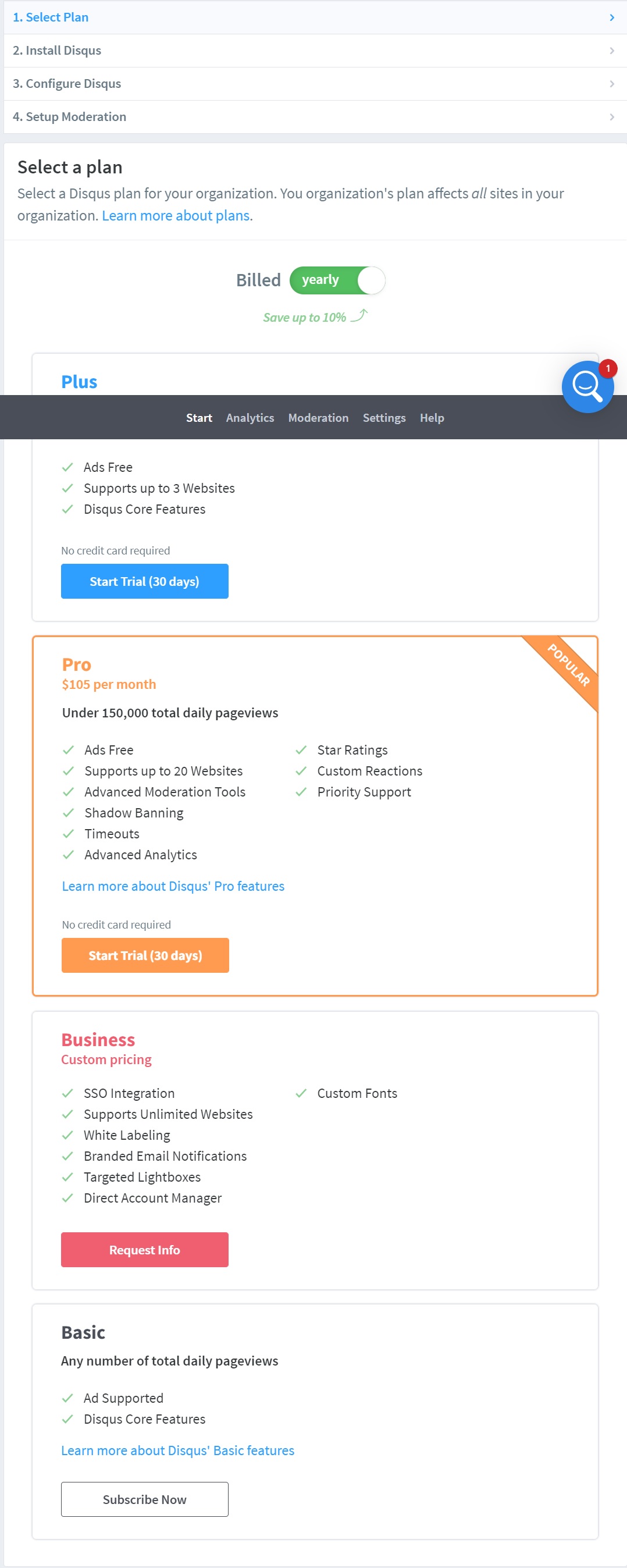 Select Plan. Select Plan.